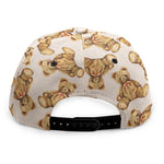Watercolor Teddy Bear Pattern Print Snapback Cap