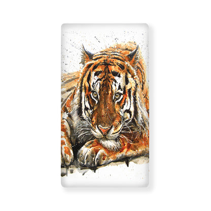 Watercolor Tiger Print Baby Crib Sheet