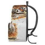 Watercolor Tiger Print Backpack