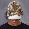 Watercolor Tiger Print Baseball Cap