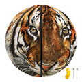 Watercolor Tiger Print Basketball