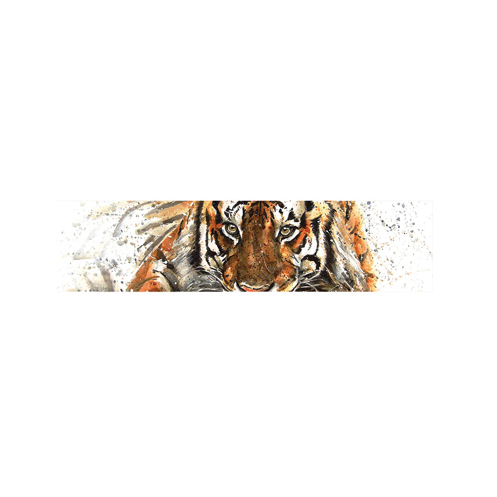 Watercolor Tiger Print Bed Runner