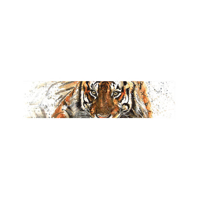 Watercolor Tiger Print Bed Runner