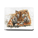 Watercolor Tiger Print Bifold Wallet