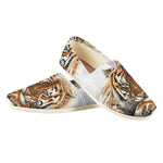 Watercolor Tiger Print Casual Shoes