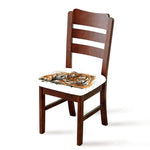 Watercolor Tiger Print Chair Cushion Cover