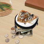 Watercolor Tiger Print Coin Purse