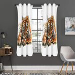 Watercolor Tiger Print Curtain