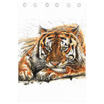 Watercolor Tiger Print Curtain