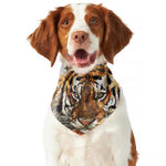 Watercolor Tiger Print Dog Bandana