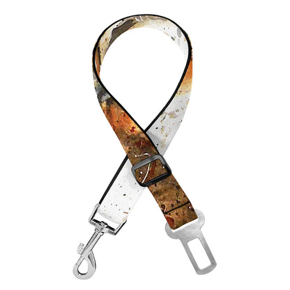 Watercolor Tiger Print Dog Seat Belt