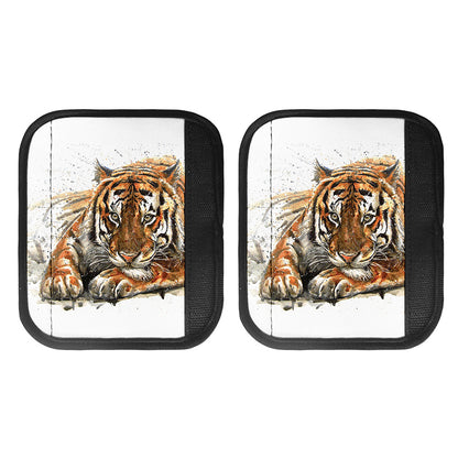Watercolor Tiger Print Handle Covers