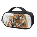 Watercolor Tiger Print Portable Cooler Travel Case