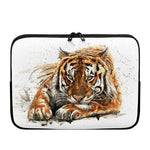 Watercolor Tiger Print Laptop Sleeve