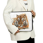 Watercolor Tiger Print Laptop Sleeve