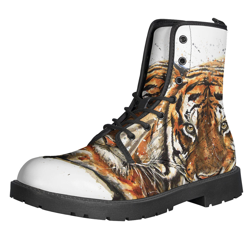 Watercolor Tiger Print Backpack