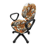Watercolor Tiger Print Office Chair Cover