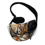 Watercolor Tiger Print Pet Sling Carrier