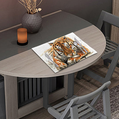 Watercolor Tiger Print Placemat