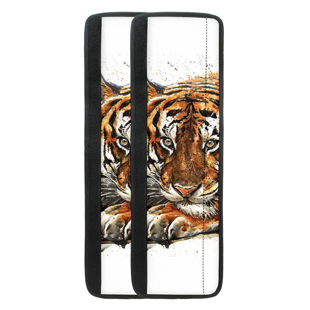 Watercolor Tiger Print Refrigerator Handle Covers