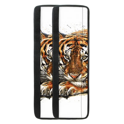 Watercolor Tiger Print Refrigerator Handle Covers