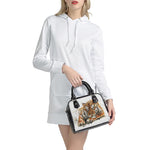 Watercolor Tiger Print Shoulder Handbag