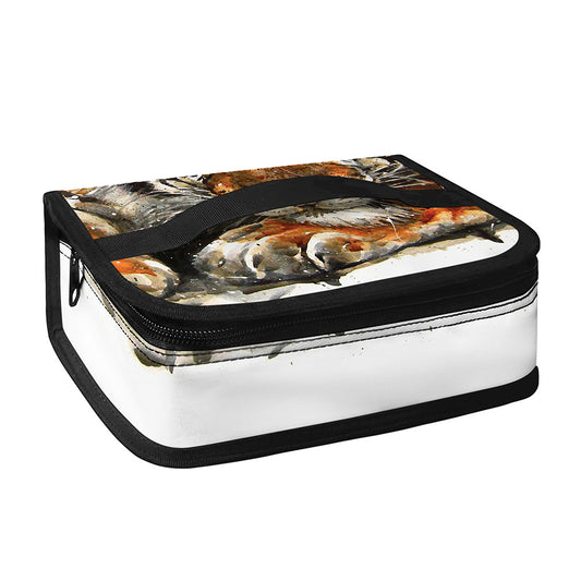Watercolor Tiger Print Small Lunch Bag
