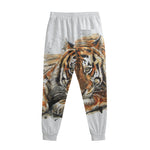 Watercolor Tiger Print Sweatpants