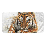 Watercolor Tiger Print Towel