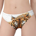 Watercolor Tiger Print Women's Panties