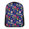 Watercolor Tropical Flower Pattern Print Casual Backpack