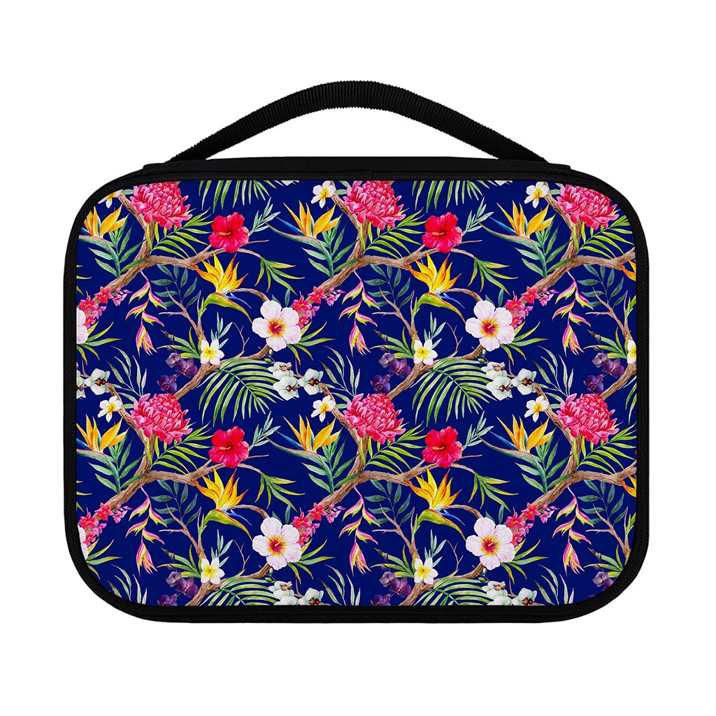 Watercolor Tropical Flower Pattern Print Classic Bible Case