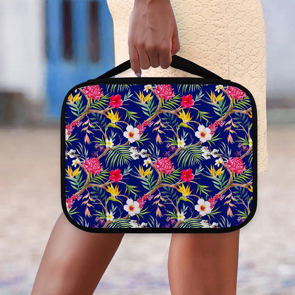 Watercolor Tropical Flower Pattern Print Classic Bible Case