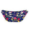 Watercolor Tropical Flower Pattern Print Fanny Pack