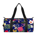Watercolor Tropical Flower Pattern Print Gym Bag