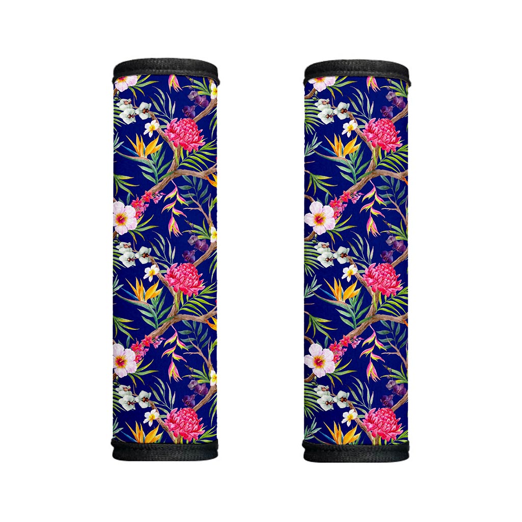 Watercolor Tropical Flower Pattern Print Handle Covers