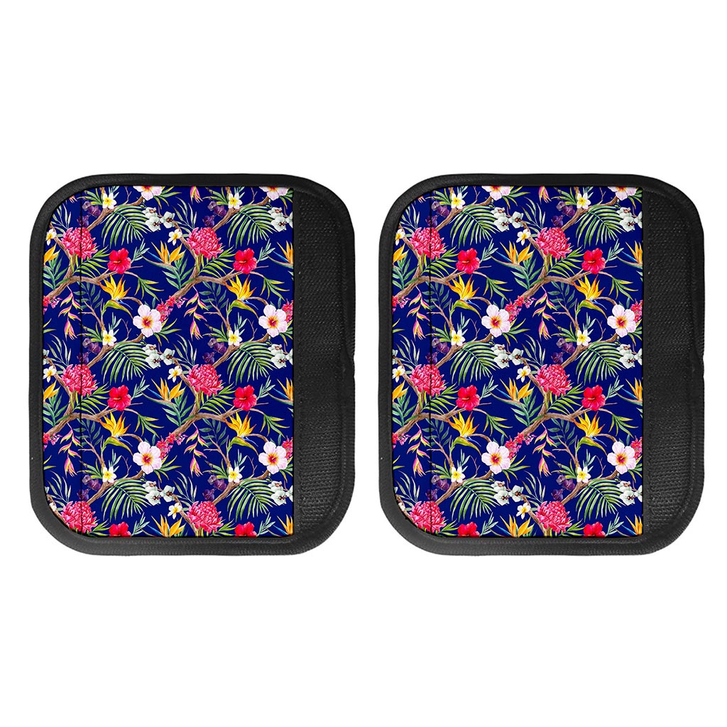 Watercolor Tropical Flower Pattern Print Handle Covers