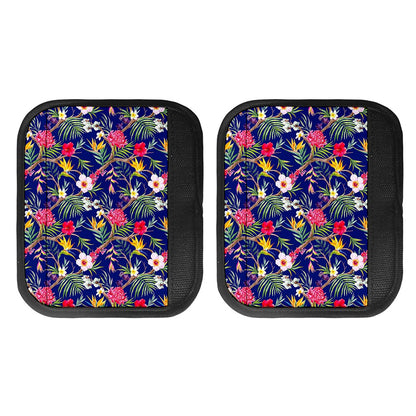 Watercolor Tropical Flower Pattern Print Handle Covers