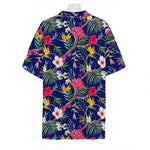 Watercolor Tropical Flower Pattern Print Hawaiian Shirt