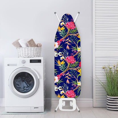 Watercolor Tropical Flower Pattern Print Ironing Board Cover
