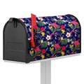 Watercolor Tropical Flower Pattern Print Mailbox Cover