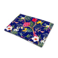 Watercolor Tropical Flower Pattern Print Pet Cooling Mat Cover