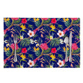 Watercolor Tropical Flower Pattern Print Placemat