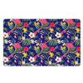 Watercolor Tropical Flower Pattern Print Polyester Doormat