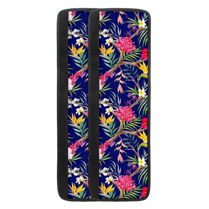 Watercolor Tropical Flower Pattern Print Refrigerator Handle Covers