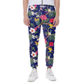 Watercolor Tropical Flower Pattern Print Joggers