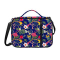 Watercolor Tropical Flower Pattern Print Shoulder Strap Bible Bag