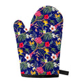 Watercolor Tropical Flower Pattern Print Single Oven Mitt