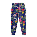Watercolor Tropical Flower Pattern Print Sweatpants