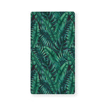 Watercolor Tropical Leaf Pattern Print Baby Crib Sheet